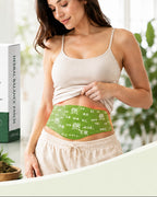 Woman wearing the Herbal Balance Patch across her waist