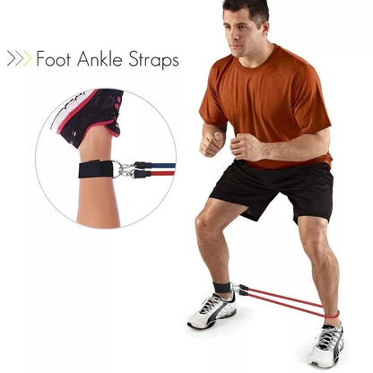 Bodybuilding Resistance Bands Set  | مجموعة أحزمة المقاومة لبناء العضلات 💪